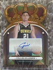 Collin Gillespie Nuggets 2022-23 Crown Royale, Rookie Crown Auto, 3/99 RC