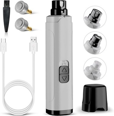 Upgraded Silent Groom Pro Nail Grinder Heusom Silent Grind Pro for Dogs Nail NEW