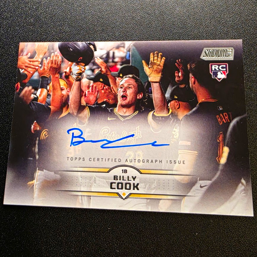 Billy Cook #SCBA-BC 2025 Stadium Club Baseball Base Autographs
