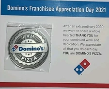 I AM Domino's Pizza Franchise Appreciation Day Metal Challenge Coin