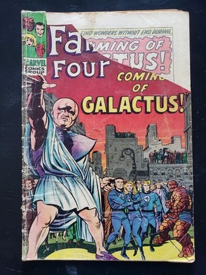 FANTASTIC FOUR #48 FR/GD 1966 1ST APPEARANCE OF SILVER SURFER AND GALACTUS   