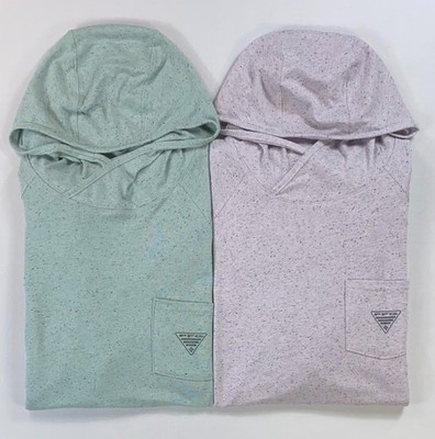 Men's Columbia Omni-Shade Active Fit PFG Long Sleeve Neps Hooded Shirt