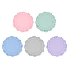 Wax Seal Silicone Pad, 5 Pack Wax Seal Pads, Pink Blue Purple Gray Green