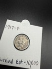 1917-P Mercury Dime Silver 10C Coin — photo 2