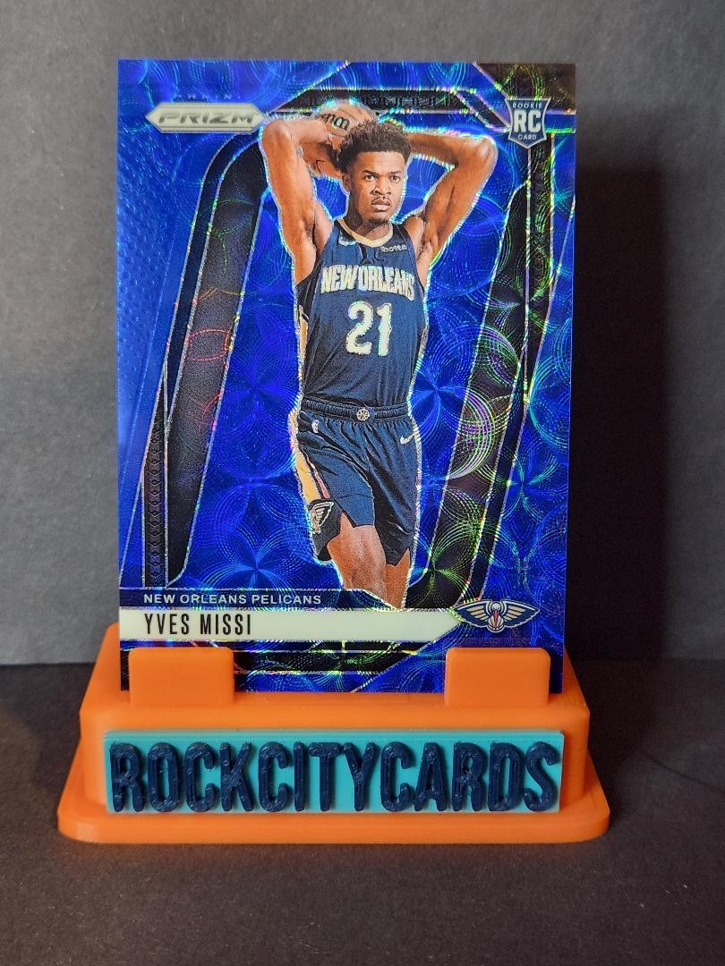Yves Missi 2024 Panini Prizm Choice Blue Scope RC /49 | #233 Pelicans