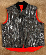 Vintage Realtree Camo Vest Mens Large Hunting Camouflage Outdoor USA Quilted