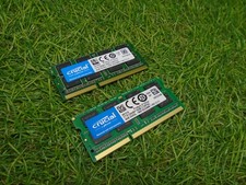 2x 4GB 8GB TOTAL Crucial CT51264BF160B DDR3L-1600 SODIMM DDR3 LAPTOP RAM  STICKS