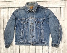 VTG Levis Jacket Denim Trucker Type 3 70506-0216 Made in USA Size 44