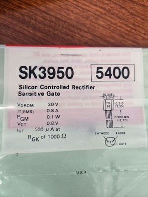 SK3950 Silicon Controlled Rectifier Sensitive Gate