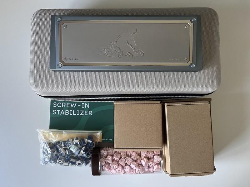 Mechanical Keyboard Bundle: Kalam Unikorn HK, CRP R4, Switches, Stabilisers