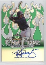2014 Leaf Valiant On Fire Green Prismatic Luis Torrens #OF-LT1 Auto 0t3