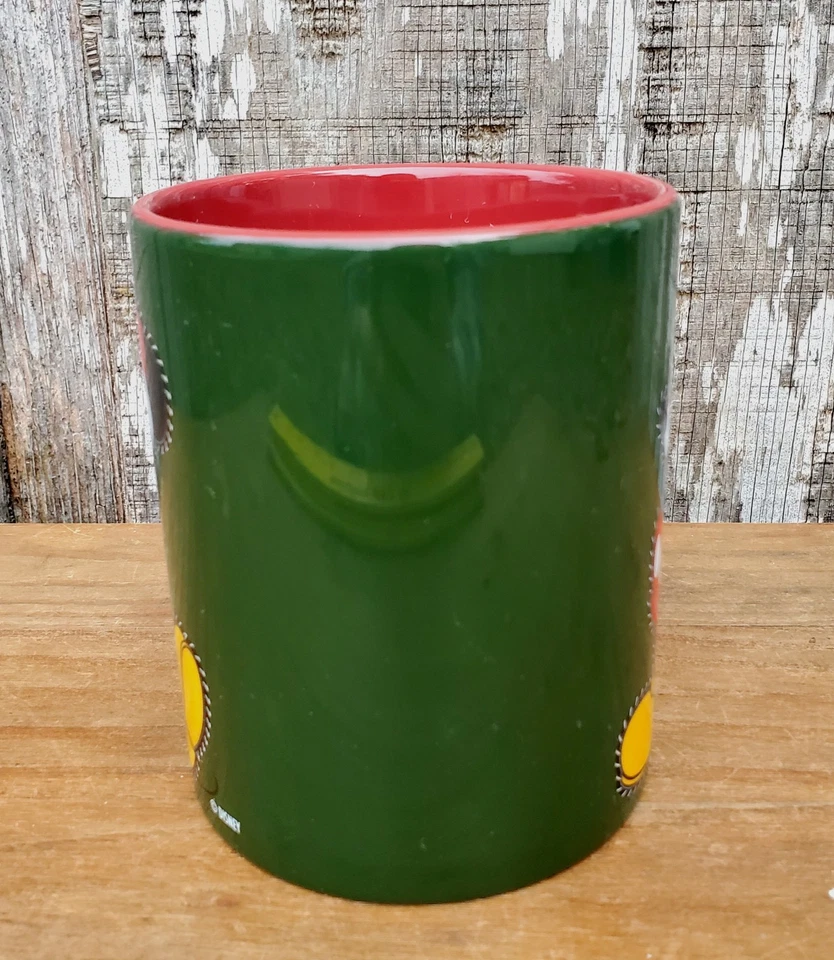 Фарфоровая кружка Disney's Mickey Mouse рождественское издание зеленая и красная коллекционная - Изображение 4 из 4