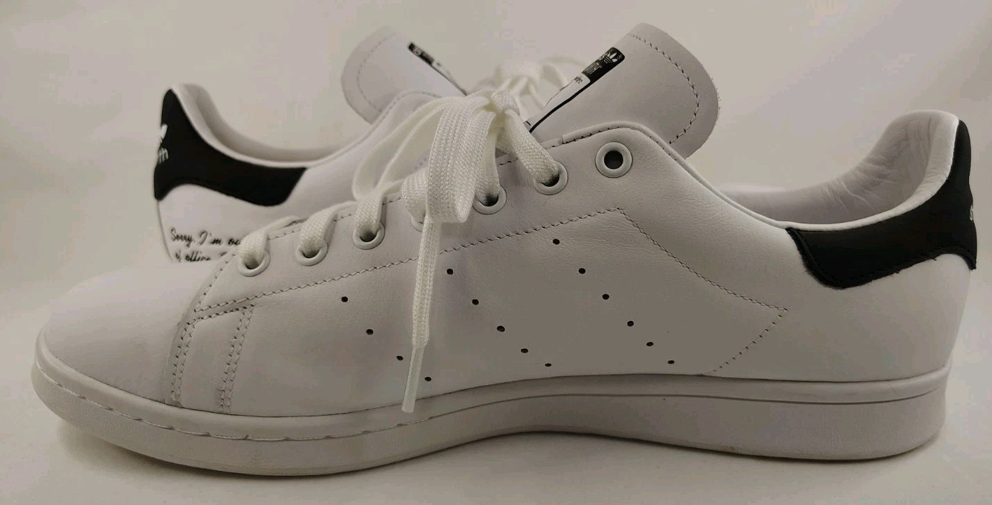 Size 12.5 - Adidas Disney x Stan Smith Black & White Mickey Mouse Shoes EUC thumbnail 5
