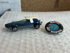 Vintage 1969 Blue Swingin’ Wing Redline Tire Hot Wheels Car - USA