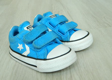 Converse Star Player 2V Baby Toddler Boys Trainers Blue Size Infants 3 / 19
