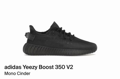 [GX3791] Mens Adidas Yeezy Boost 350 V2 'Mono Cinder' Sizes 4.5M