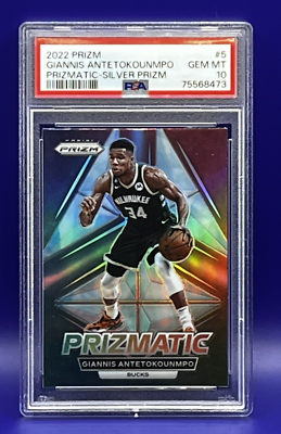 PSA10 GIANNIS ANTETOKOUNMPO SILVER PRIZM
