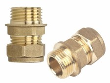 Flexi Tap Tail Adapters Pair for Monoblock Taps from 1/2" to 15mm