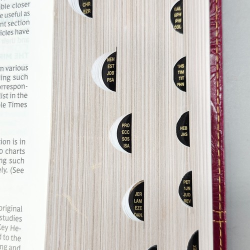 NKJV Study Bible 3rd Ed Full Color Cranberry LeatherSoft Indexed Gold Gilt Edges - Bild 18 von 24