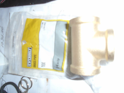 Everbilt LFA-858 3/4 in. FIP Threaded Brass Pipe Tee Fitting Lead-Free 770980
