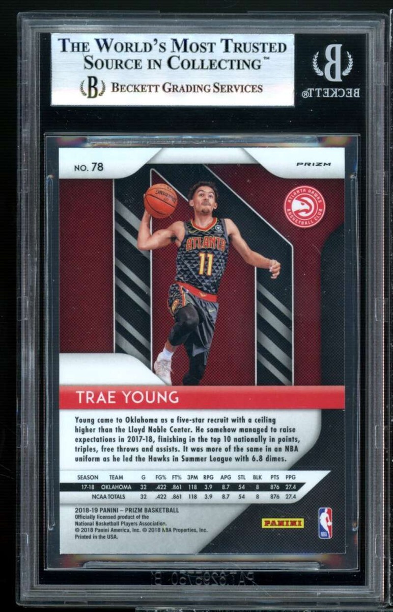 その他 PSA 10 Trae Young Prizm RC Ruby Wave Trae Young Rookie Card 2018-19 Panini Prizm Prizms Ruby Wave #78