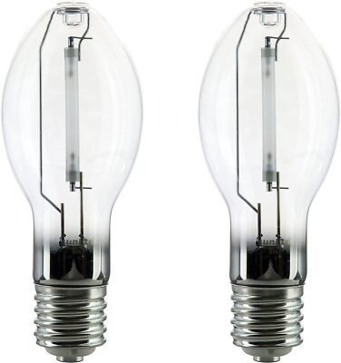 LU150/MOG 150 Watt High Pressure Sodium Light Bulb, Mogul Base 150W (2 Pack)