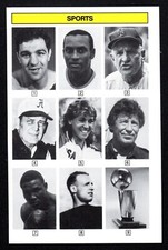 Roberto Clemente Rocky Marciano Mario Andretti Vintage Sports Trivia Card A-45