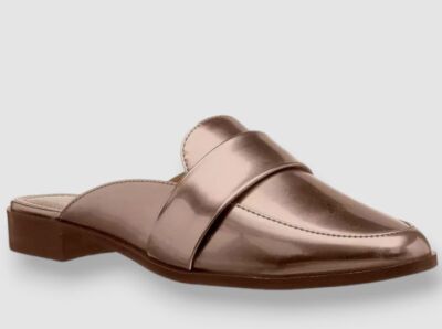 Charles David Women's Gold Georgi Flats Slip On Loafers Shoes Size 9.5M