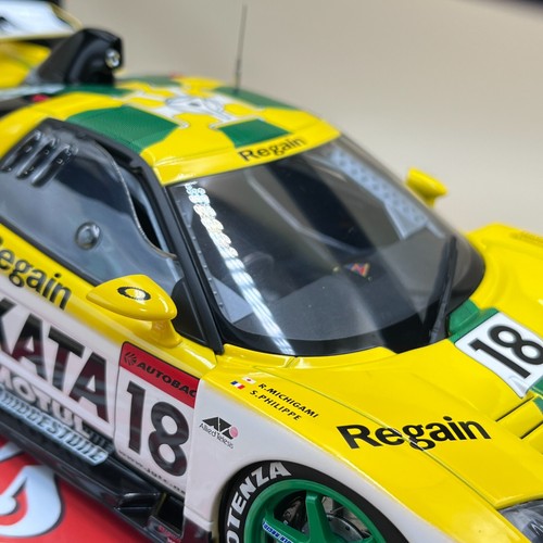 AUTOart 1/18 2003 JGTC TAKATA DOME NSX #18 GT500 Honda Acura yellow 80399 - Picture 20 of 20