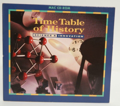 Time Table of History Science & Innovation MAC CD-Rom Computer Program Software
