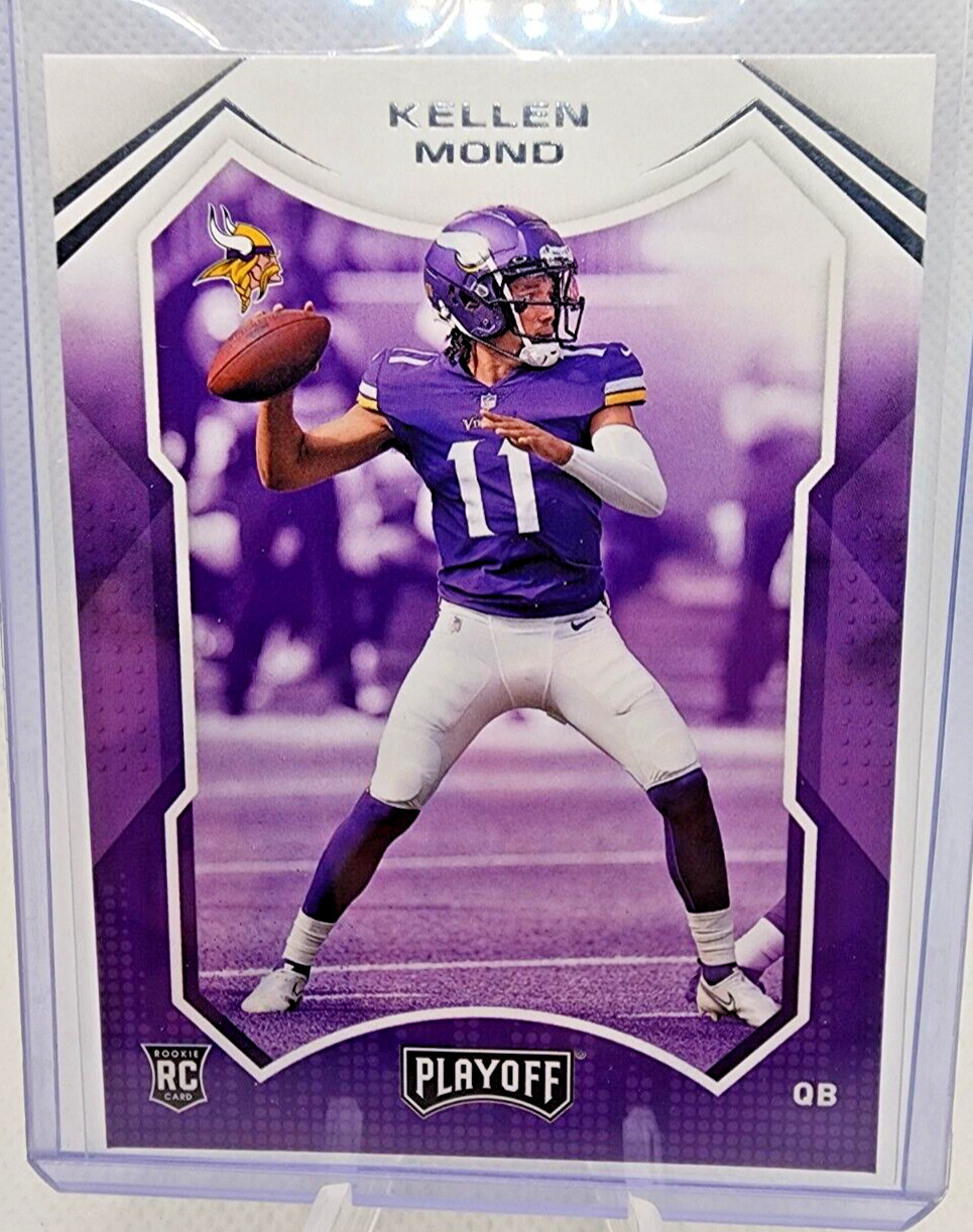2021 Playoff Football Kellen Mond Rookie RC #222 Vikings