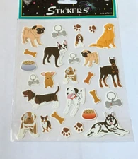 NICOLE THEMED SCRAPBOOK STICKERS PUPPIES