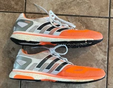 Adidas AdiZero Adios Boost Size 11 Orange 2013 Good Condition