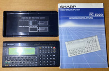 Sharp PC-E220,Taschencomputer,Rarität,Rechne...