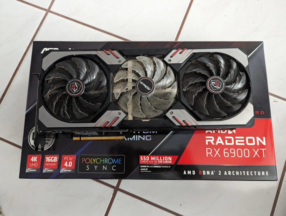 ASRock Radeon RX 6900 XT Phantom D OC 16GB GDDR6 Graphics Card