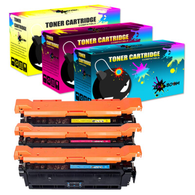 3 CMY Toner replace for HP CF451A CF453A CF452A 655A Color Flow MFP M682z M681z
