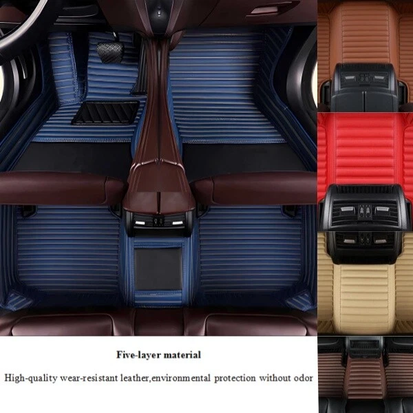 Alfombrillas alfombrillas delanteras traseras para coche Volkswagen Golf/GTI/Golf-R 1999-2025 Foto 3 de 4