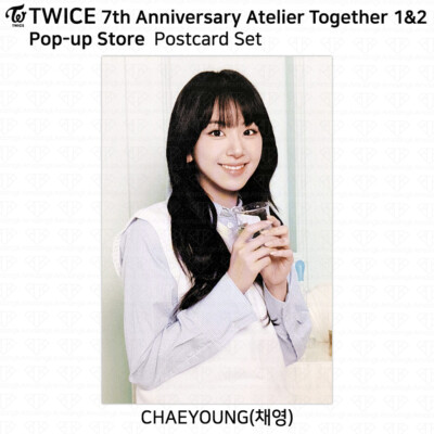 TWICE 7th Anniversary Atelier Together 1and2 Pop Up Store Postcard