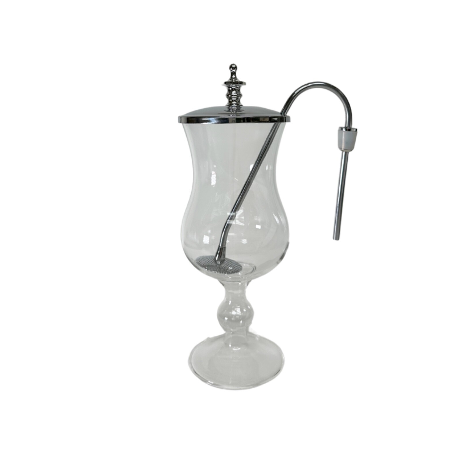 Nispira Belgium Royal Luxury Syphon Balance Coffee Maker | Brand New | Silver