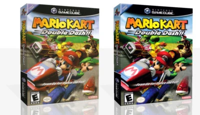 - ¡Mario Kart de doble tablero! Estuche + caja cubierta de obras de arte solamente