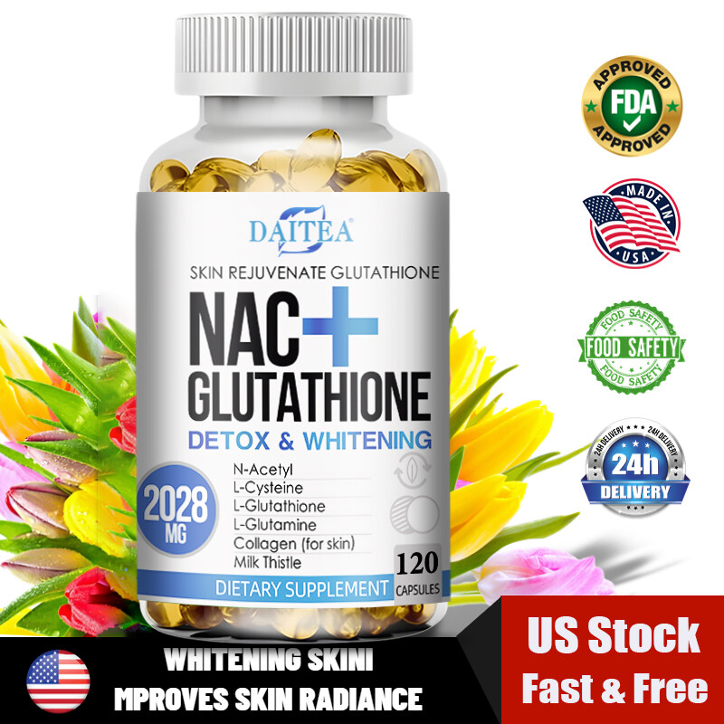 Glutathione Skin Whitening Bleaching AntiAgin Acne Scar & Dark Spot Remover Gohar Jewels