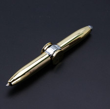 Metal Hand Twisting Spinning Top Pen Multi-function Gyro Gyroscope Pen Light Toy