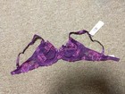 Wacoal 95130 Paris Collection Sheer Floral Underwire 32C Violet NWT — photo 4