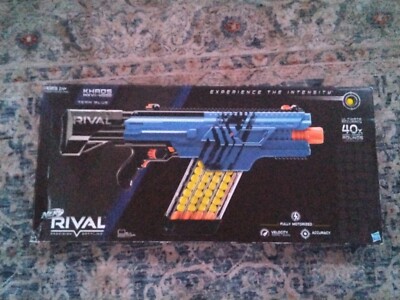 RARE NERF RIVAL KHAOS MXVI-4000 ''never opened'' BLUE