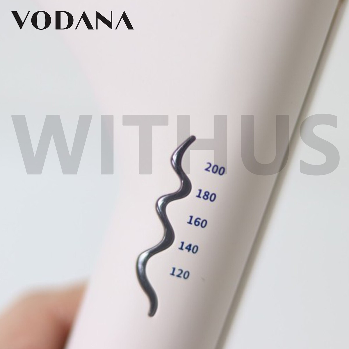 VODANA Triple Flow Wave Curling Iron 25mm 32mm 40mm Hair Curler