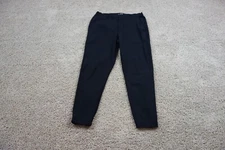 Cuts Pants Mens Large Black Chino AO Jogger Elastic Waist Performance Stretch 2J