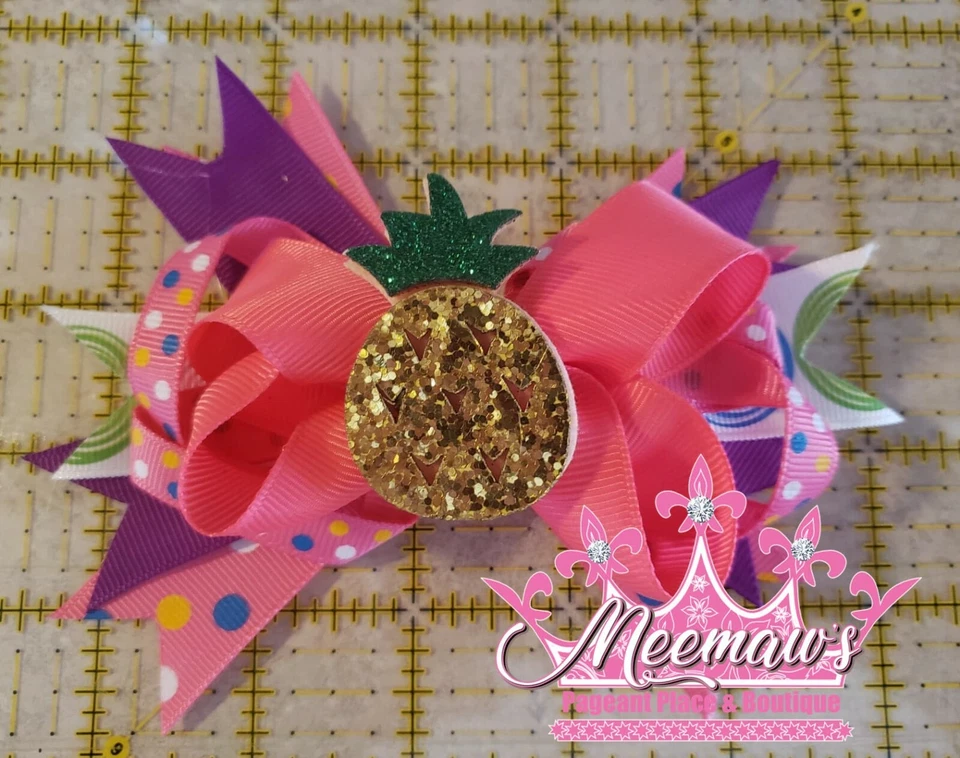 БОЛЬШОЙ бутик стиль RAINBOW цвета многослойный ананас волос бант!! ТАК ВЕСЕЛО! L@@K! - Изображение 3 из 4