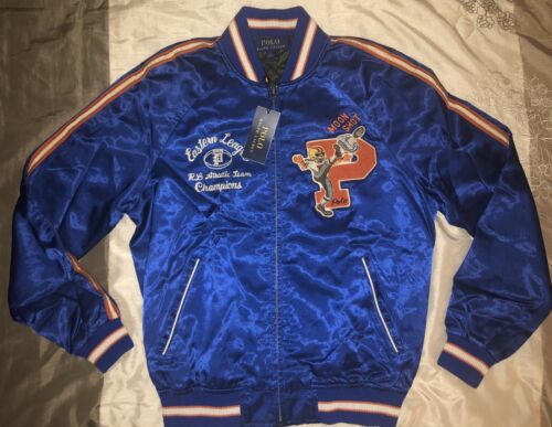 $598 Polo Ralph Lauren Vintage Retro Varsity rrl Tiger Head Camo Jacket Medium M