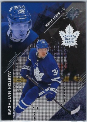 2017-18 SPx Auston Matthews 241/299 #2 Toronto Maple Leafs