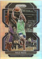 2021-22 Panini Prizm Naz Reid #229 Silver Prizm SP Minnesota Timberwolves